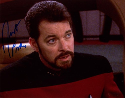 Jonathan frakes signed - signed, 8x10